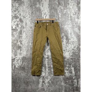 Buck Mason Khaki Brown Maverick Slim Cowboy Twill Pants Size 33x34
